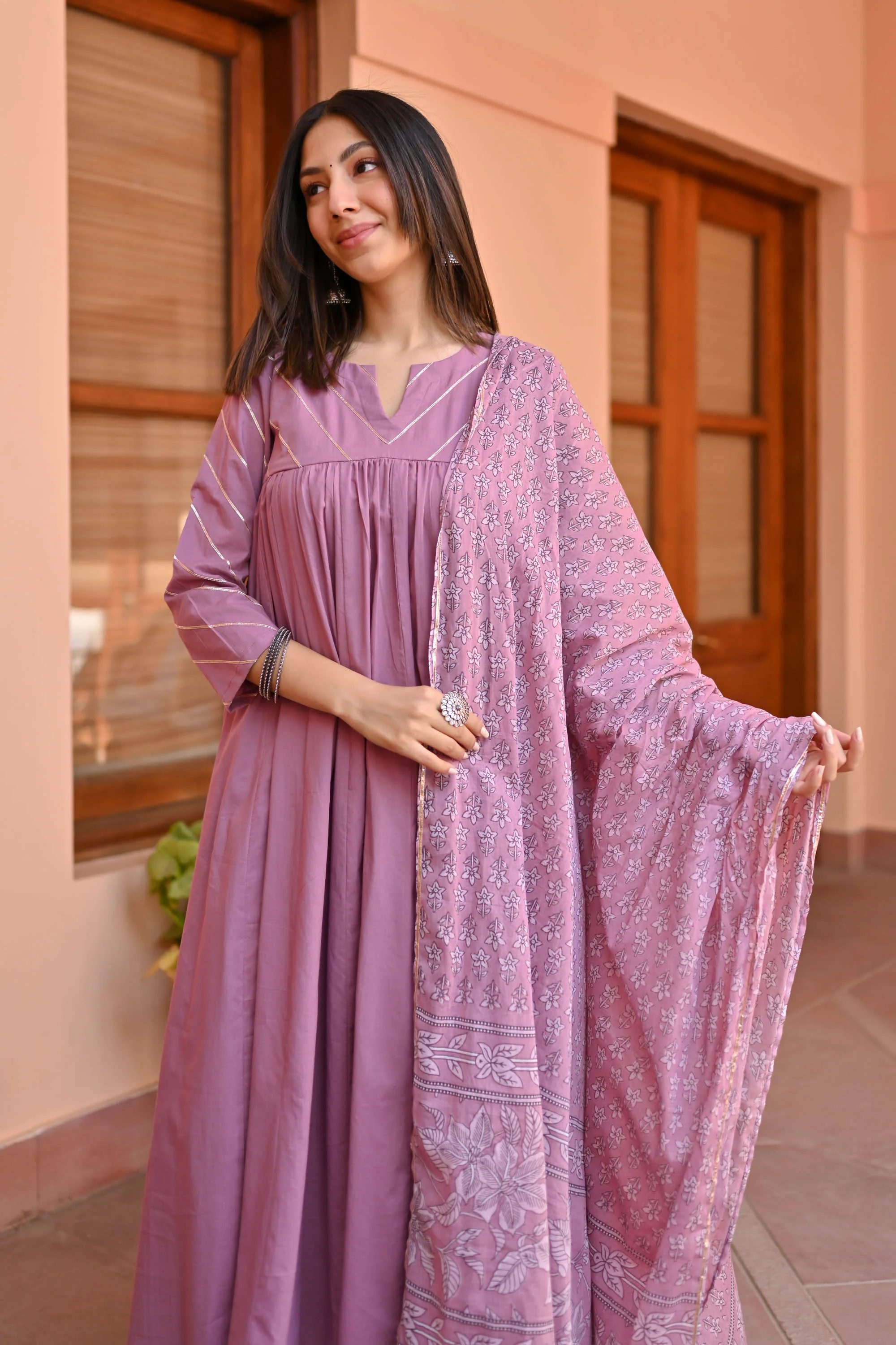 Cotton Majesty Trio Suit Set - Woolfily