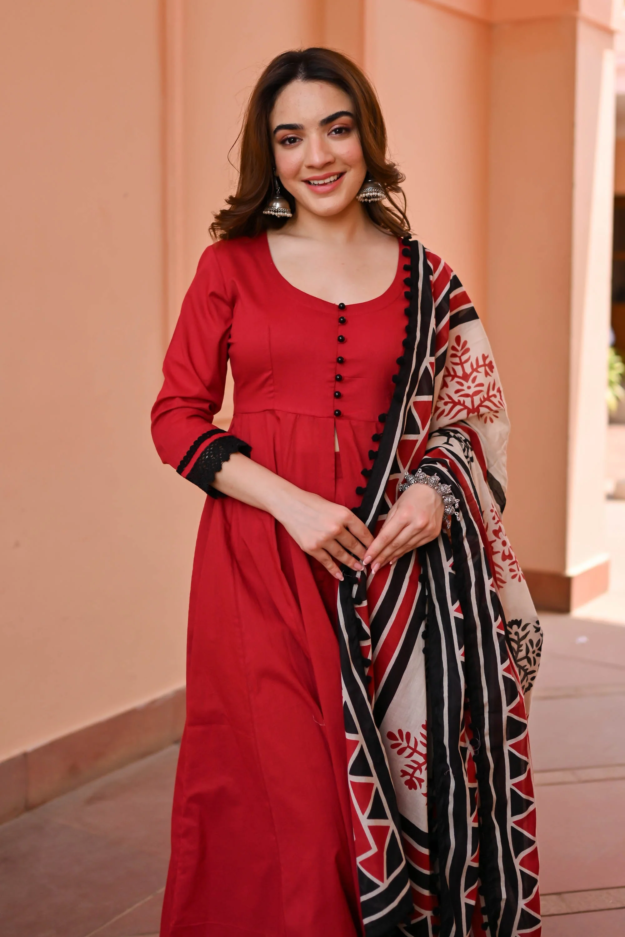 Aryahi Cotton Suit Set Trio - Woolfily