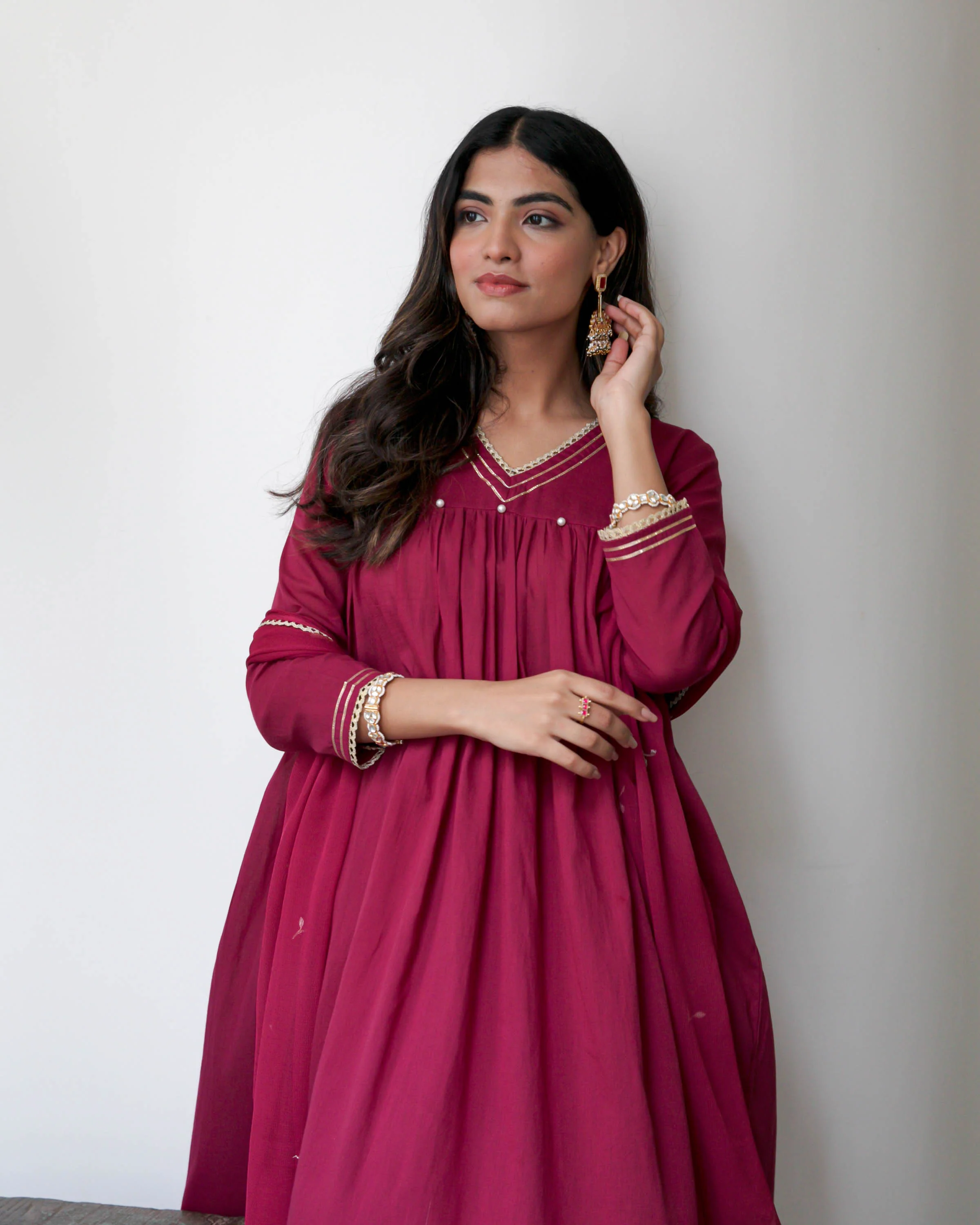 Aarohi Cotton Suit Set - Woolfily