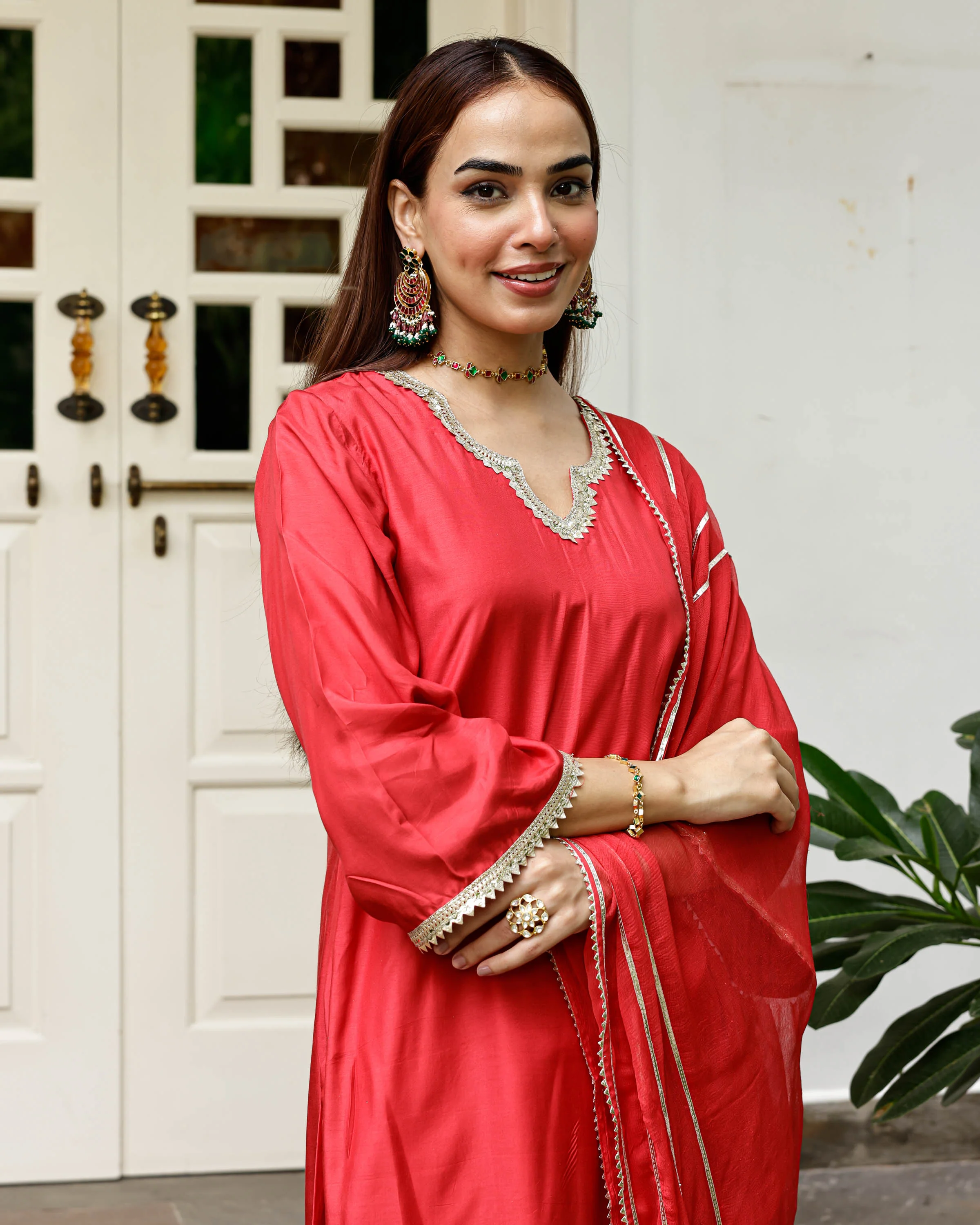 Chameli Embroidered Suit Set - Woolfily