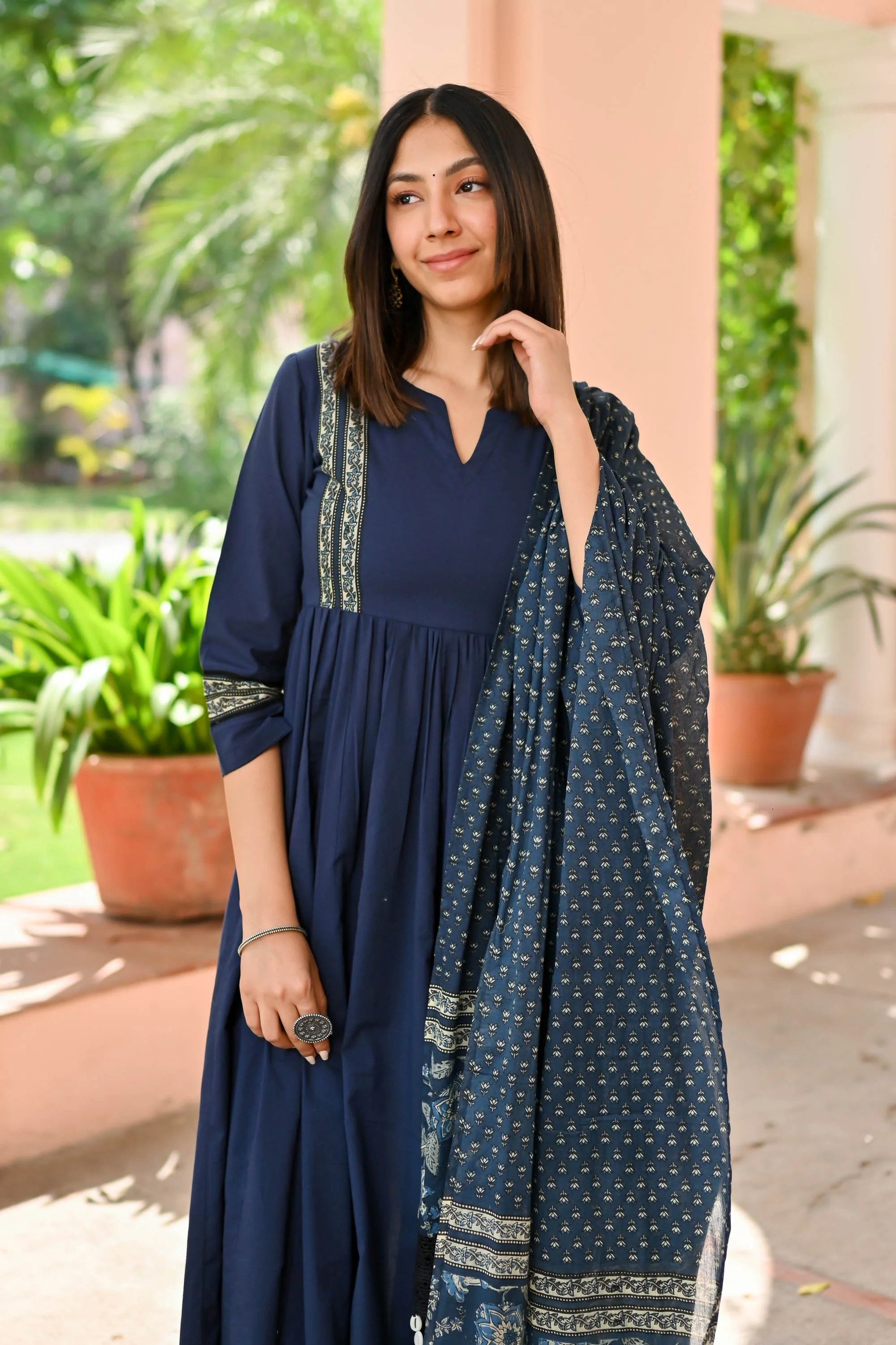 Vidhi Cotton Suit Set of 3 - Woolfily