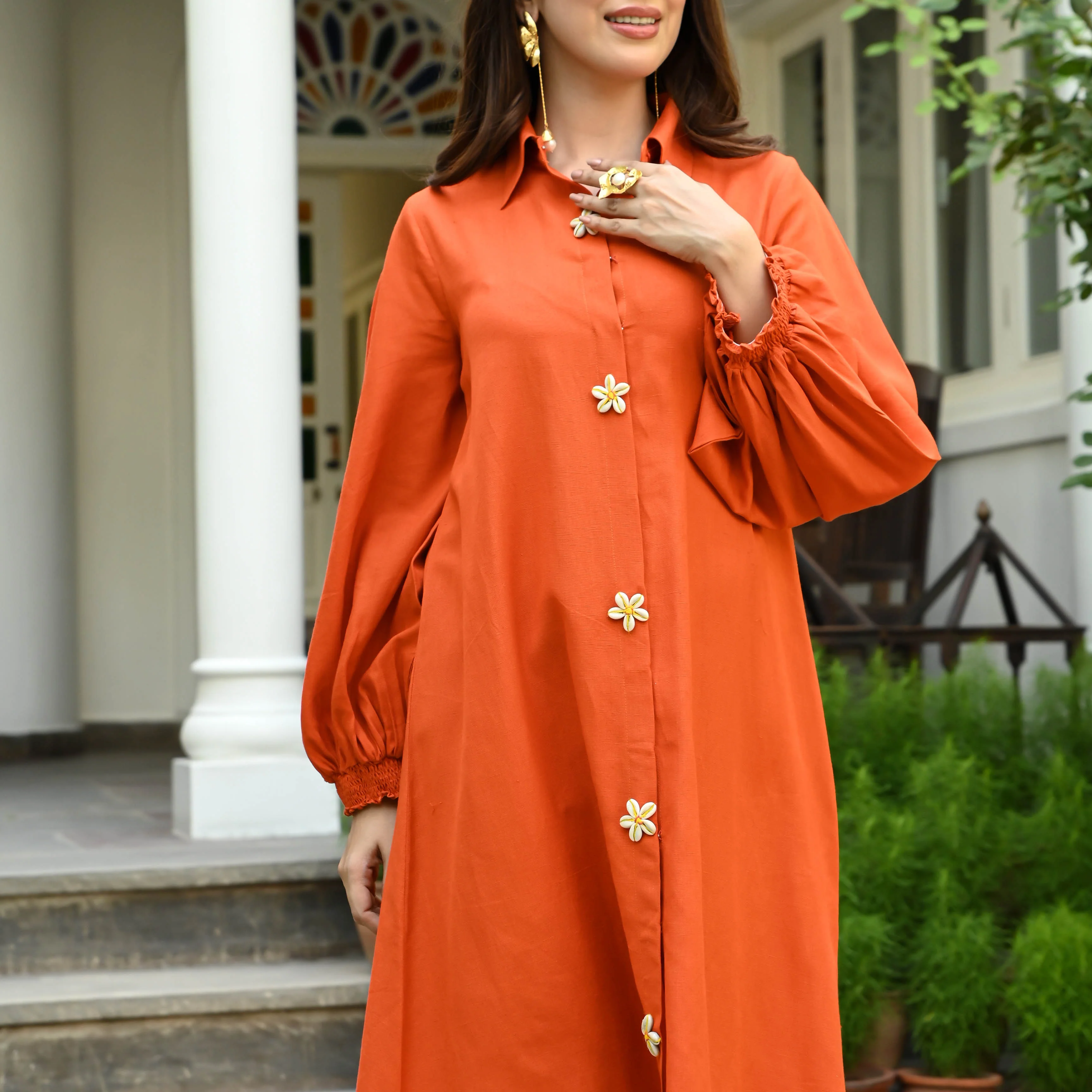 Bunaai Cotton Bliss Kurta Set - Woolfily