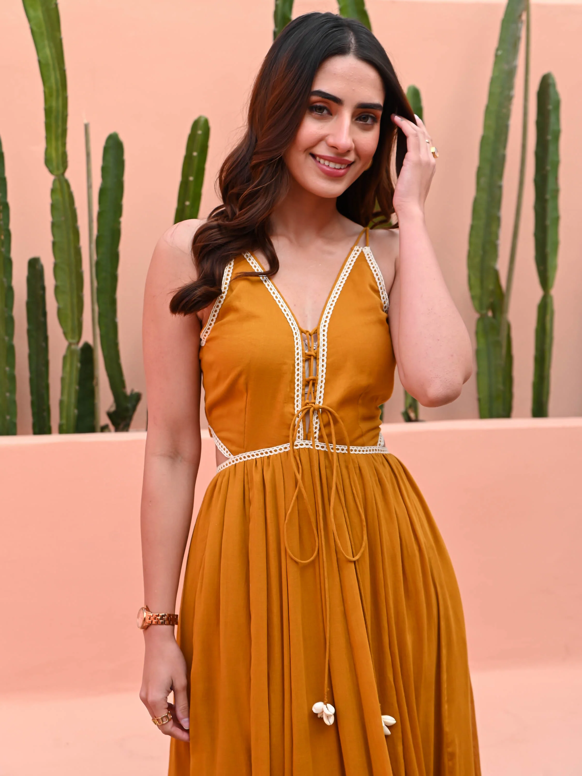 Marigold Cotton Dress - Woolfily