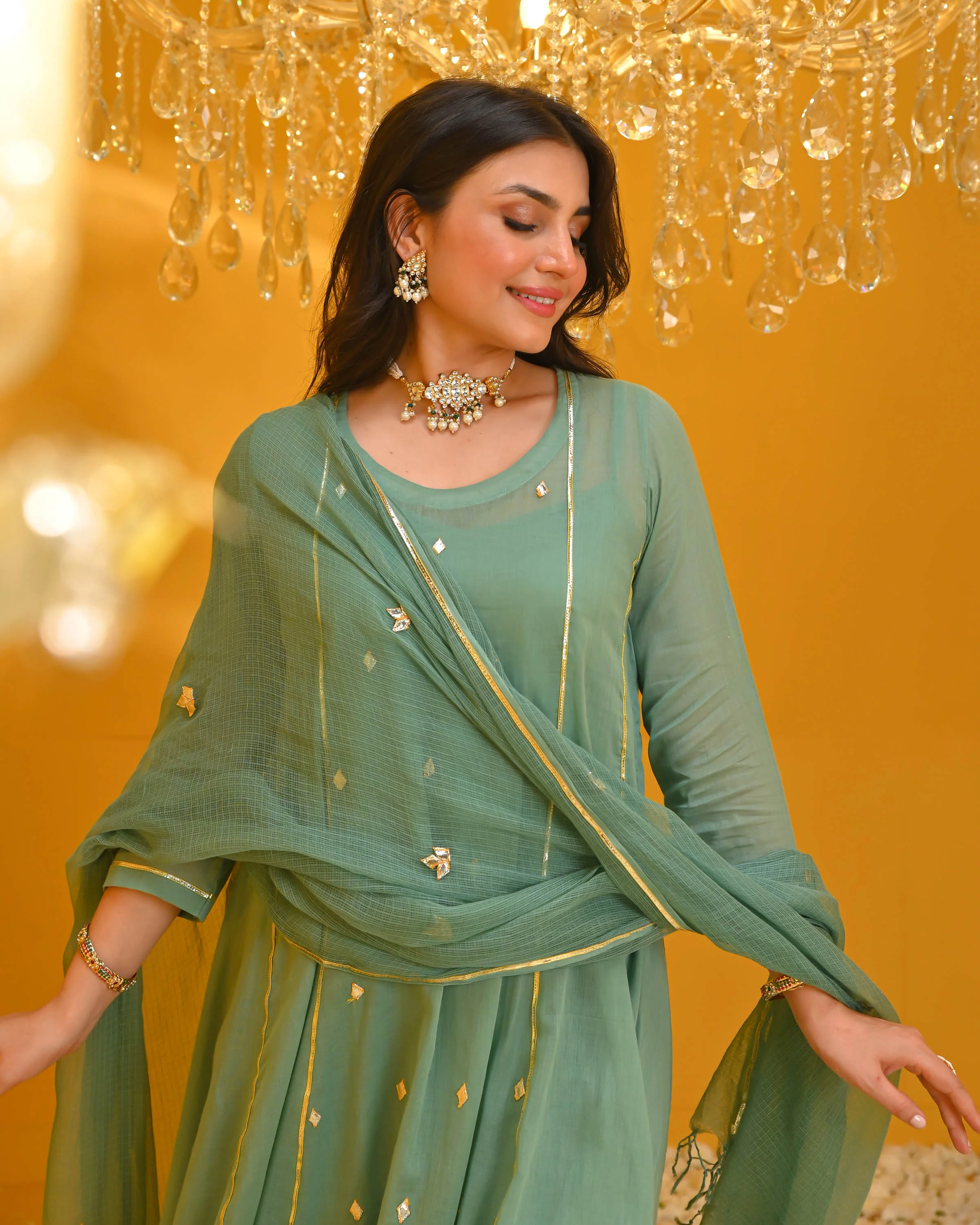 Yashvi Cotton Suit Set - Woolfily