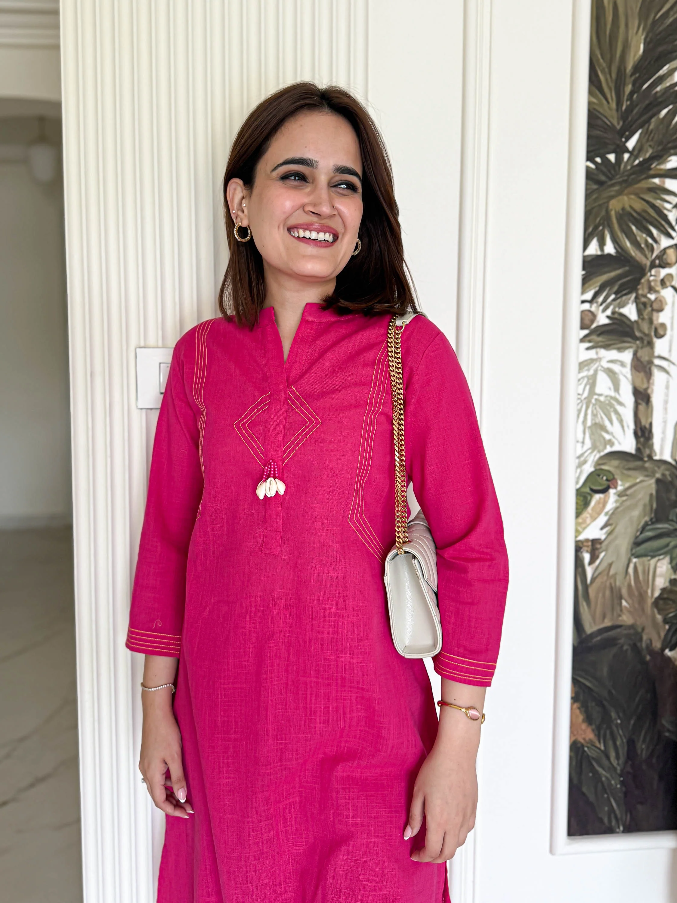 Bunaai Blush Beat co-ord Set - Woolfily